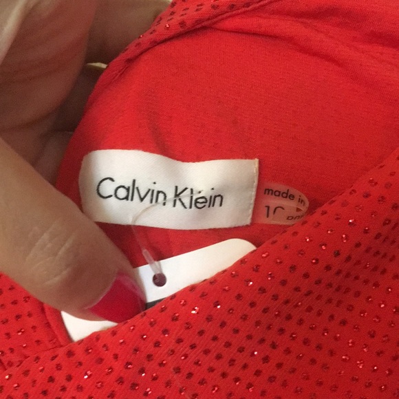 Orange Glitter CK Formal dresses - Picture 3 of 9